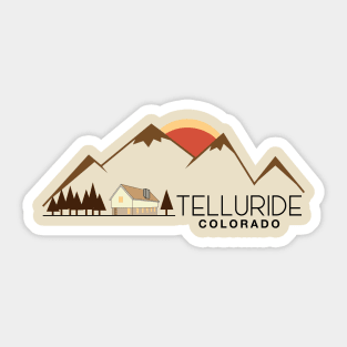 Retor City of Telluride Sticker